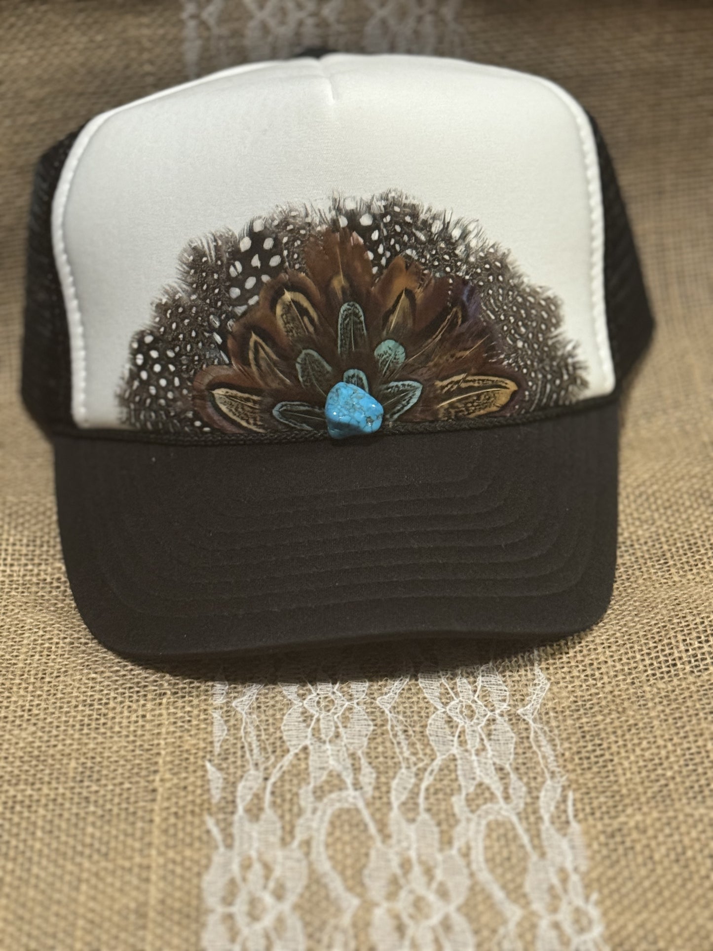 Feathered Trucker Hat
