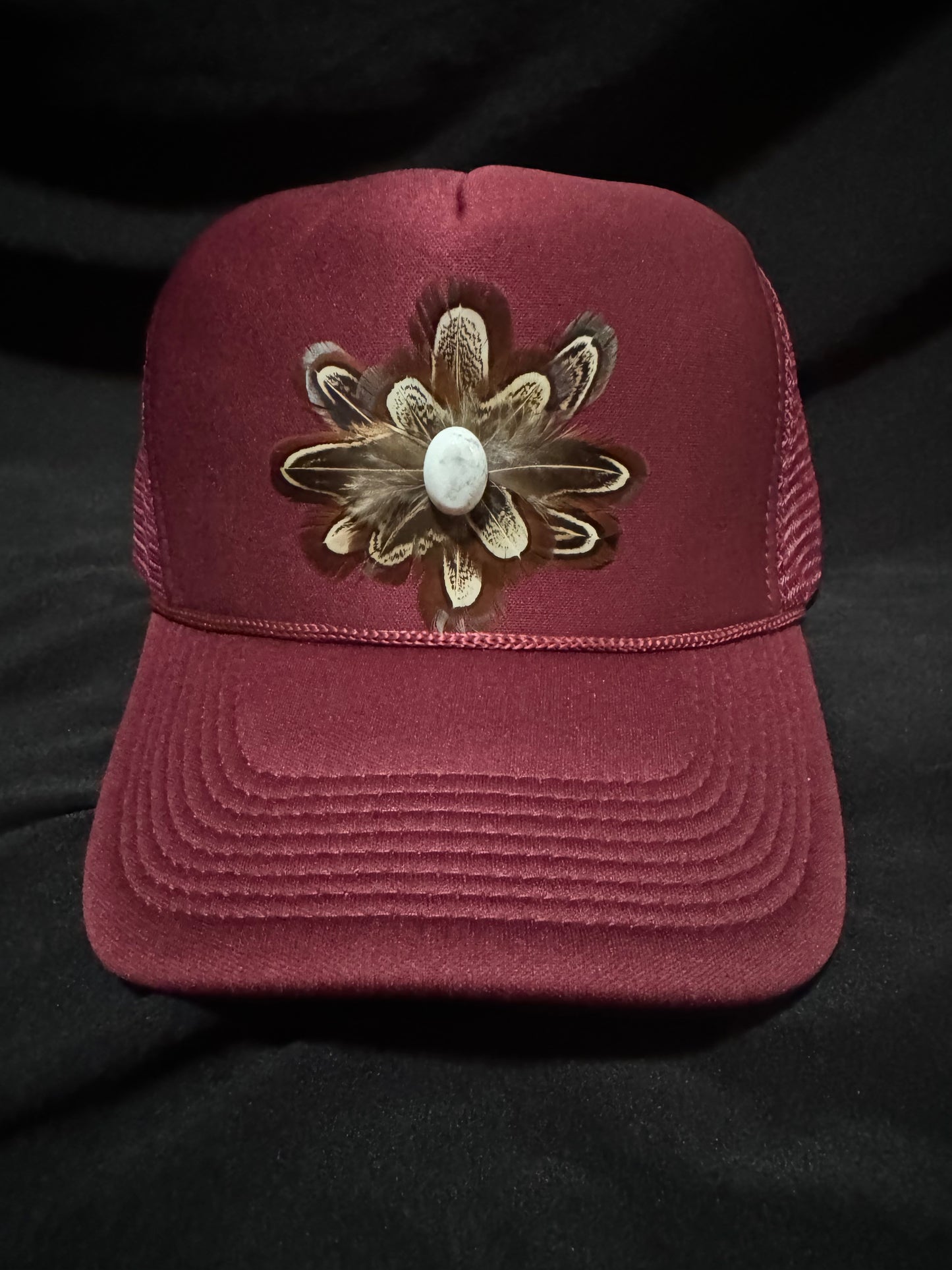 Feathered Trucker Hat