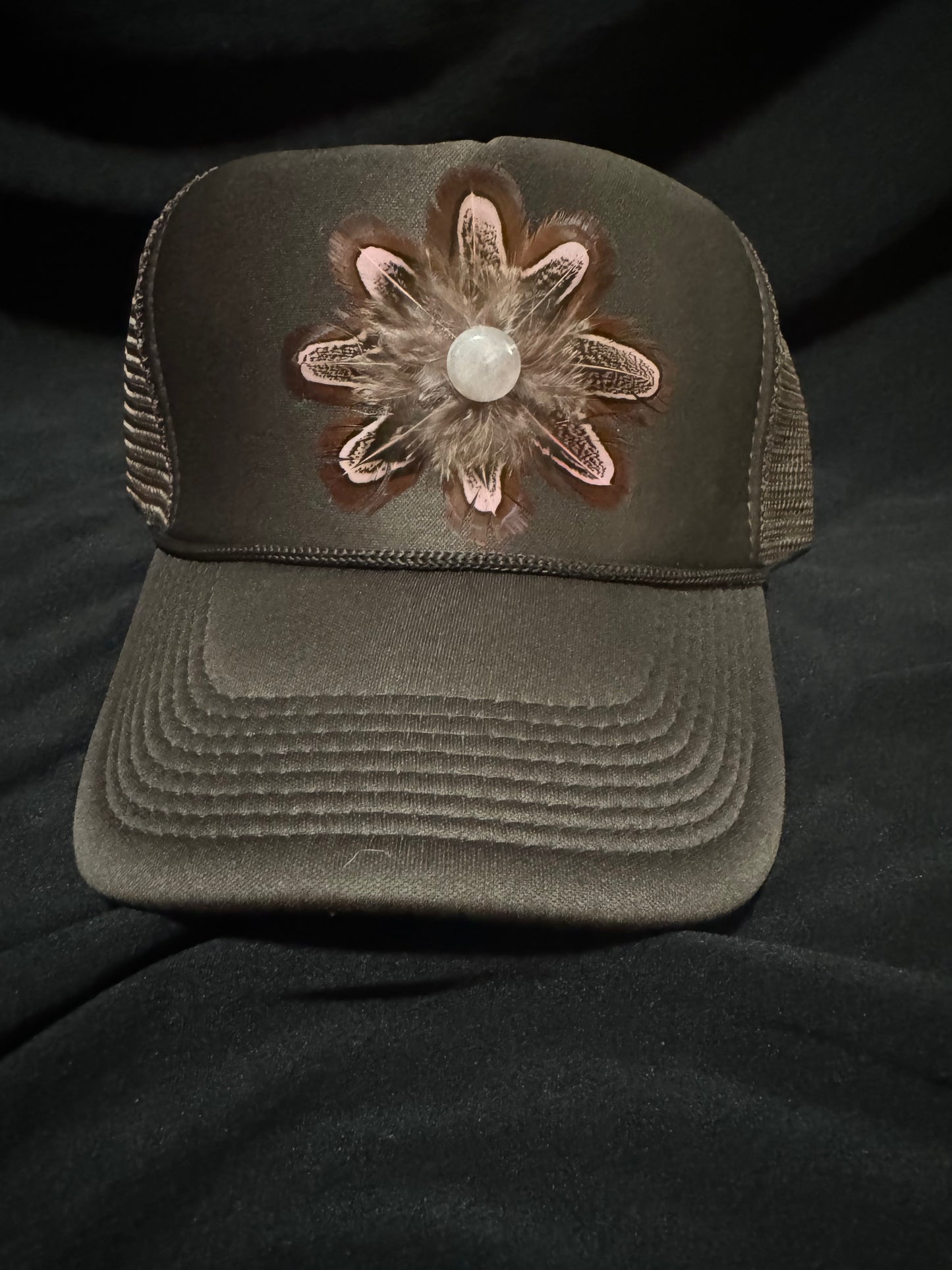 Feathered Trucker Hat