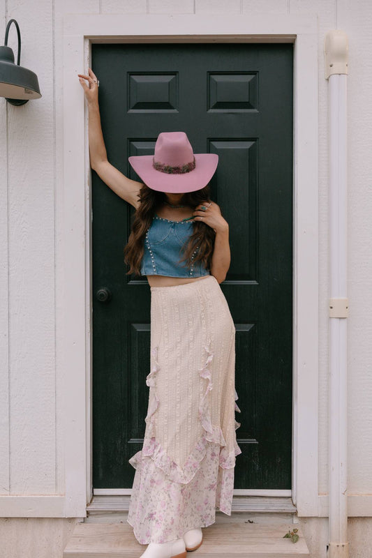 Mauve 5x Big Sky Wool Hat