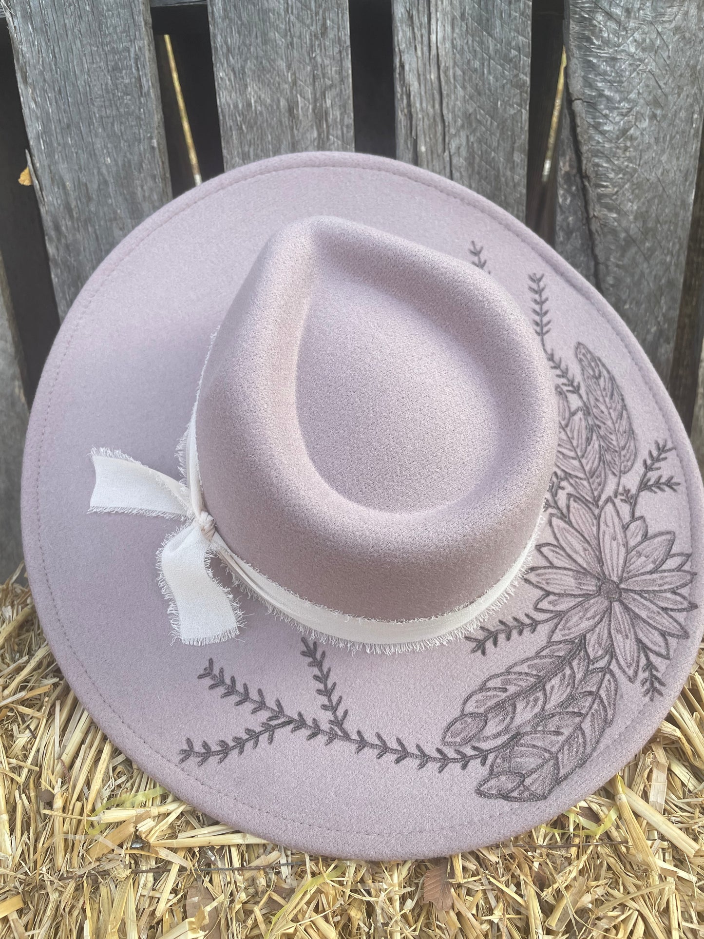 Dusty Lavender Flowers - one size fits most