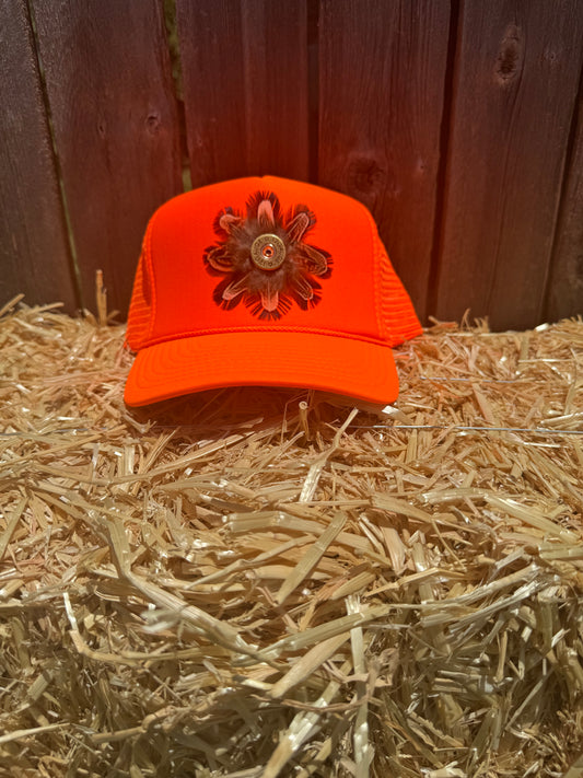 Orange Trucker Hat