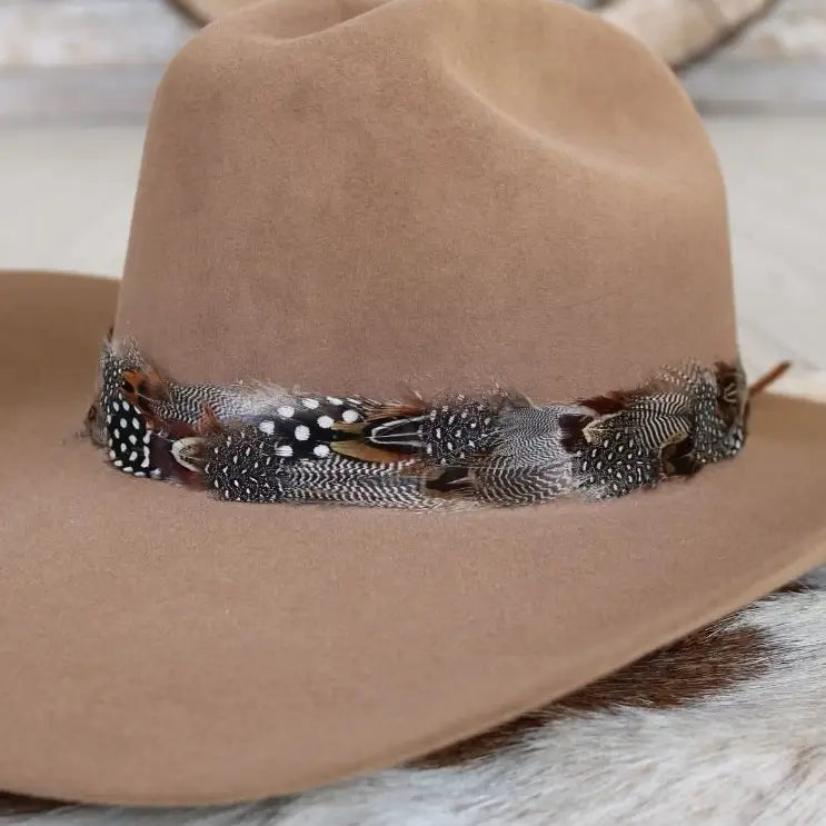 Feather Hat Band - Spotted Eagle